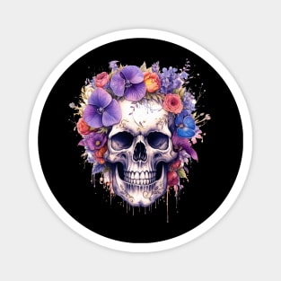 ornate skull Magnet